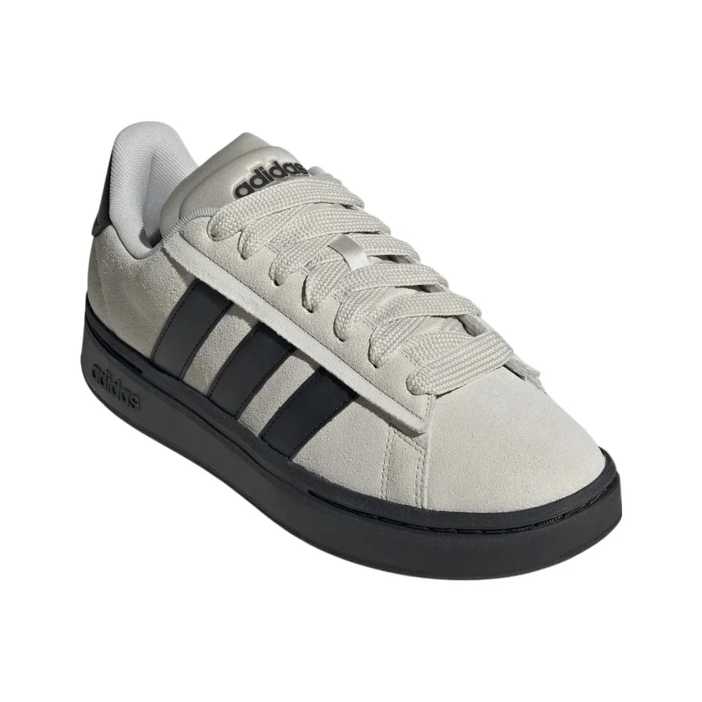 Adidas Grand Court Alpha (IH1287) Shoes Suede Grey Men's Size 9.5 NEW